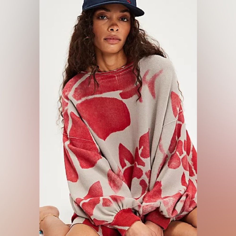 FP WE THE FREE Painters Garden Pullover, Size XS - Picture 2 of 6